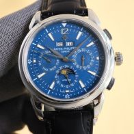 最新の2024年 パテック patek 時計Ｎ級品 グランドコンプリケーション ステンレススチー シルバーケース ブルー