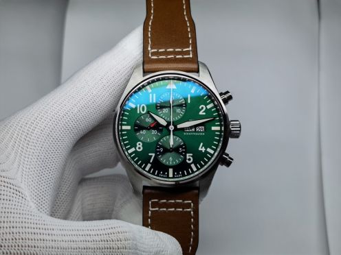 iwc クォーツ偽物 ビジネス 防水 爆買いで大得価の腕時計 パイロットウォッチ グリーン