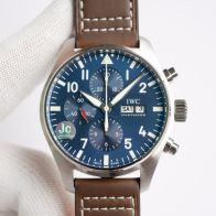 セール開催中 iwcシャフハウゼン腕時計偽物 流行のうで時計 パイロットウォッチ 防水 型番IWC3777 ブルー