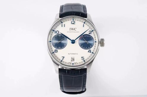 IWC 目を引く存在感 ポルトギーゼ 時計偽物 うで時計 型番IW500715 シルバーケース ホワイト