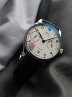 メンズ iwc ポルトギーゼスーパーコピーうで時計 型番IW500107 シルバーケース ホワイト