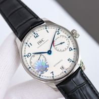 IWC 華やかな雰囲気 ポルトギーゼ iwcコピーうで時計 型番IW500715 シルバーケース ホワイト