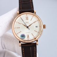 IWCポート フィノ クロノ グラフ 37スーパーコピー 腕時計  防水 優雅 ホワイト 黒いバンド