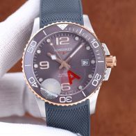 longines 腕時計 メンズ偽物 安定 ウォッチ ハイドロコンケスト 防水 紳士 シンプル パープル