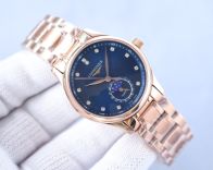 longines 時計 価格コピー カップル 人気 防水 マスター 腕時計 スチールバンド ウォッチ レディース 多色可選