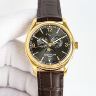 patek philippe 時計偽物 ウォッチ コンプリケーション 紳士 メンズ ゴールドケース 上質 ブラック