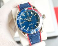 OMEGA シーマスター オーバーホール偽物 防水ウォッチ 優雅 腕時計 ファッション ブルー