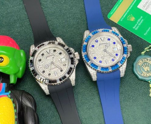 ROLEX サブマリーナ ー ノン デイトコピー 薄い ウォッチ 腕時計 ダイヤモンド飾り シンプル 多色可選