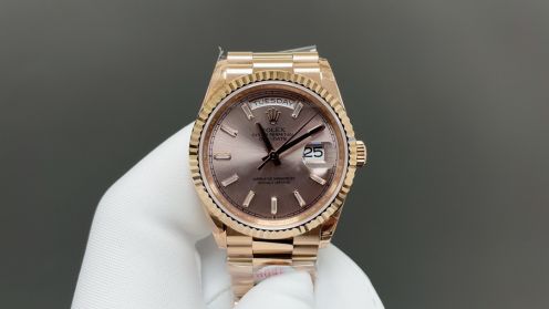 ROLEX 高級感たっぷり ロレックス デイ デイト 1803コピー ウォッチ 防水 スチールバンド グレイ