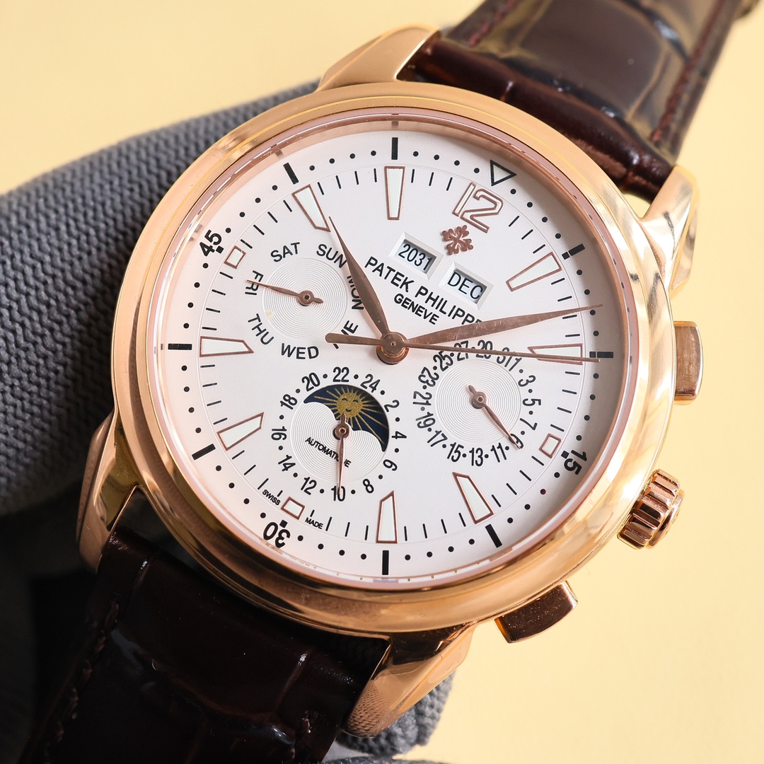 最新の2024年 パテック patek 時計Ｎ級品 グランドコンプリケーション ステンレススチー シルバーケース ブルー_5