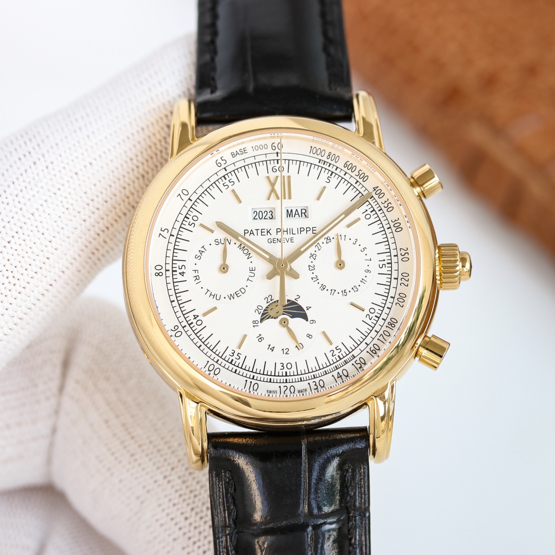 PHILIPPE patek 時計Ｎ級品 うで時計 軽量 びっくりした価格 実用 シンプル 品質保証 ゴールドケース_2