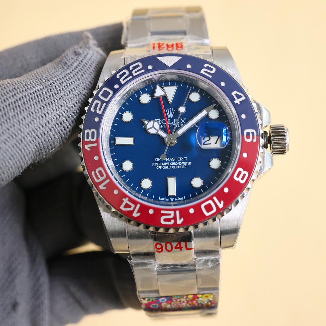 ロレックス gmt マスター 2 買取Ｎ級品 アップル品 腕時計 ファッション 夜光 人気販売 多色可選_3