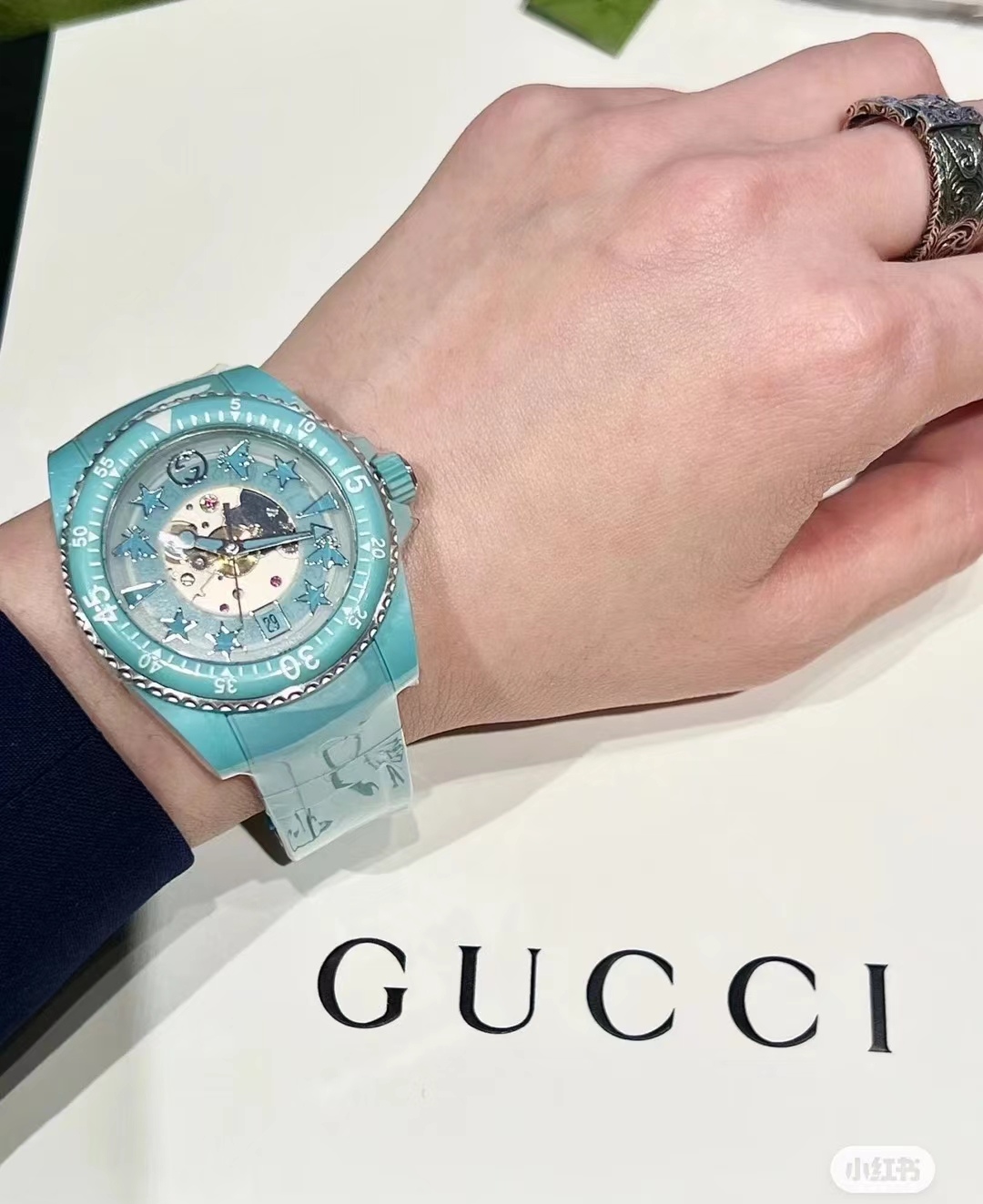 gucci ウォッチコピー DIVEダイヴ 防水 ファッション 星 8215日本機械 シンプル 多色可選_3