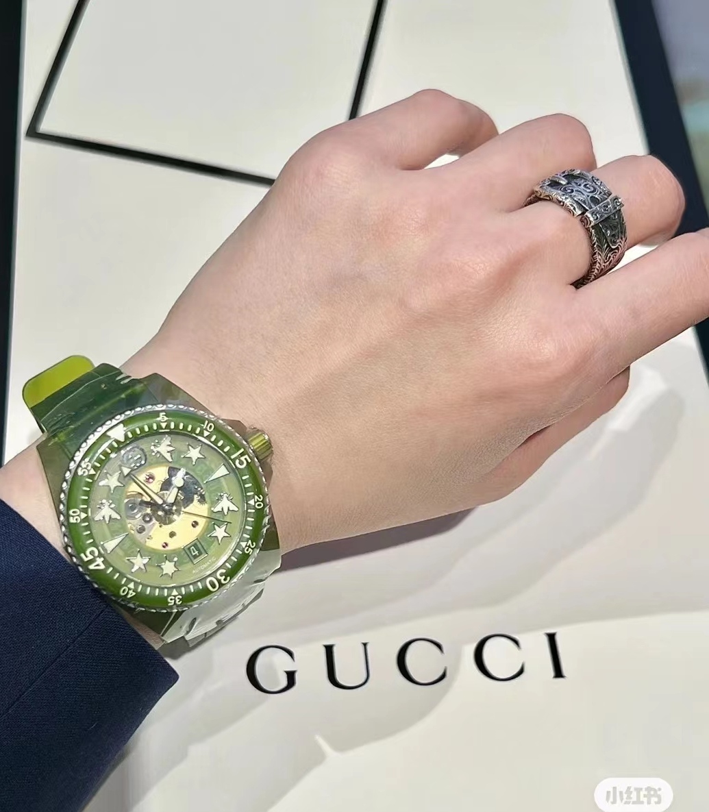 gucci ウォッチコピー DIVEダイヴ 防水 ファッション 星 8215日本機械 シンプル 多色可選_5