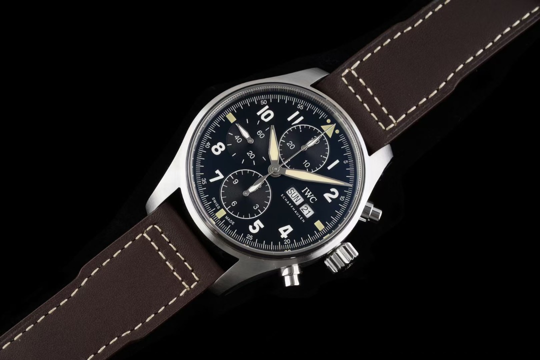 IWCポルトギーゼ 価格スーパーコピー 腕時計 防水 シンプル 上質品 本革バンド ブルー文字盤_2