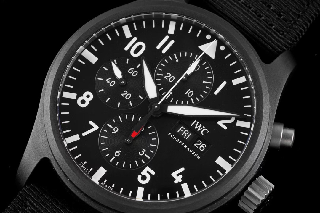 ポルトギーゼ iwc激安通販 腕時計 防水 シンプル 文字盤 ファッション 人気大販売 ブラック_3