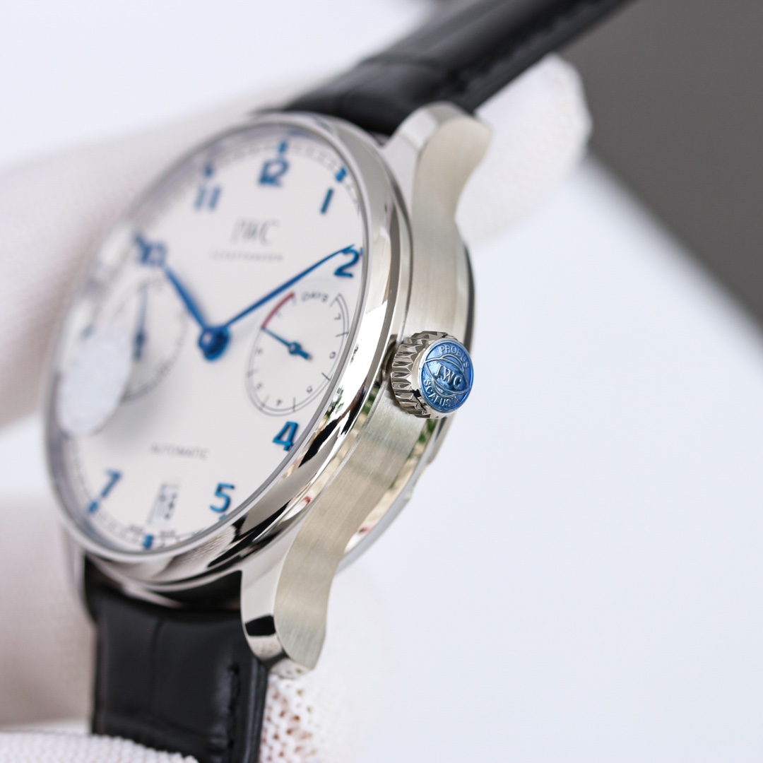 IWC 華やかな雰囲気 ポルトギーゼ iwcコピーうで時計 型番IW500715 シルバーケース ホワイト_4