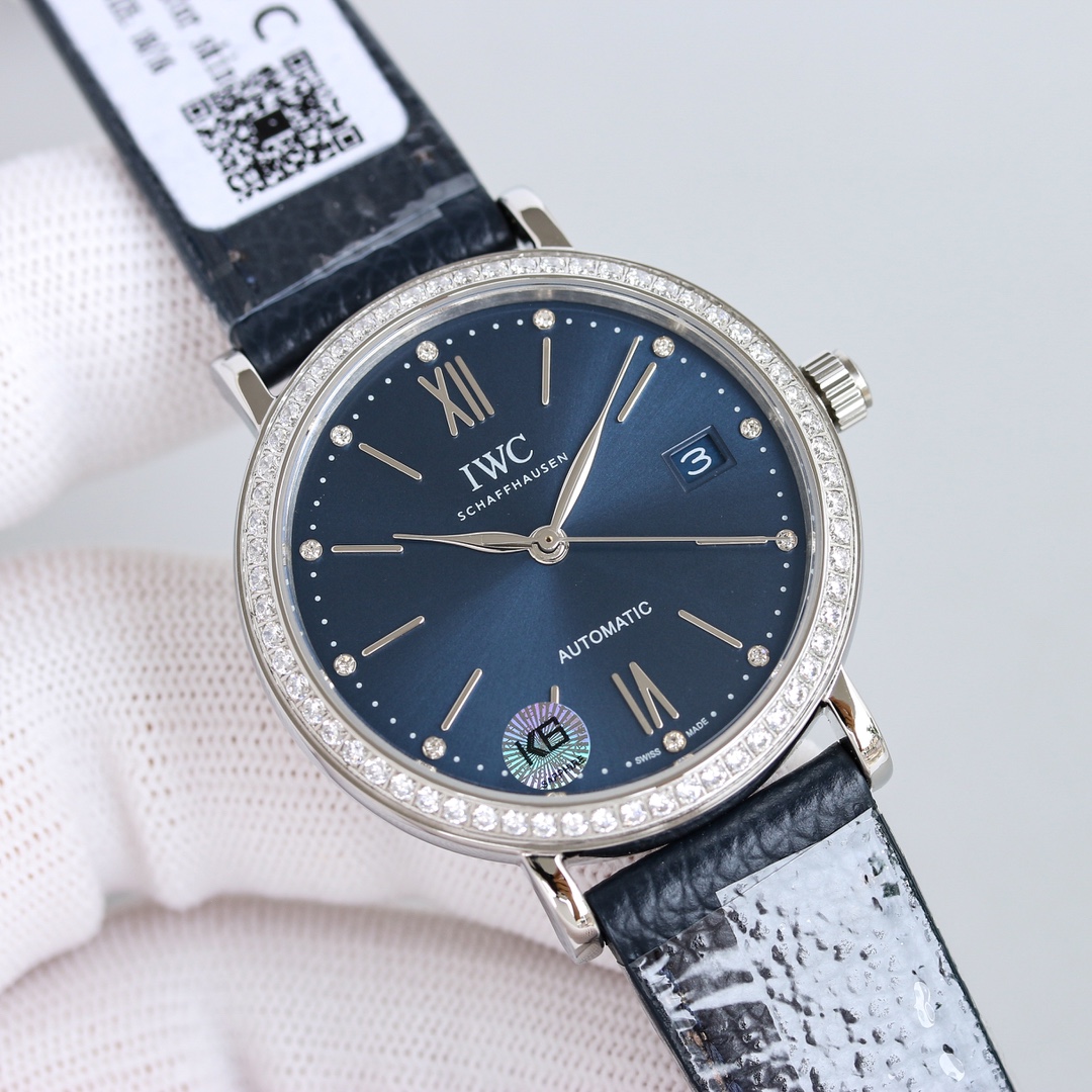 IWCポート フィノ 37Ｎ級品 うで時計 防水 シンプル 通勤 高級品 ファッション感 ダイヤ付き 3色可選_4