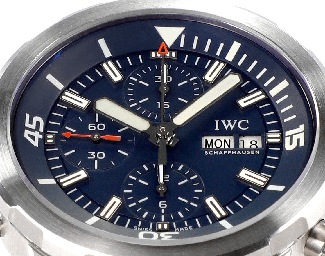 iwc腕時計激安通販 ウォッチ ファッション 防水 本革 うで時計 レザー 品質保証 メンズ ブルー_5