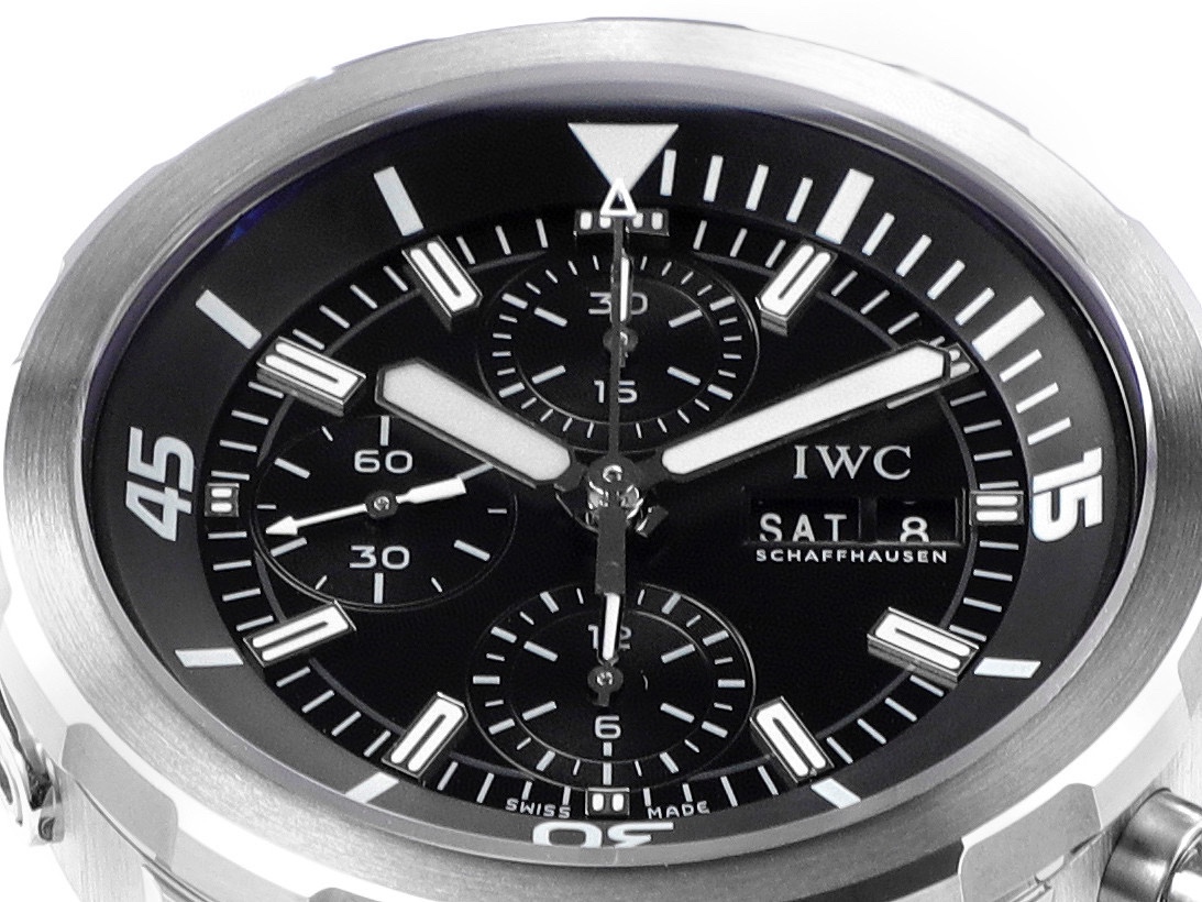 iwc 時計 クオーツコピー ウォッチ ファッション 防水 本革 うで時計 レザー 品質保証 メンズ ブラック_5