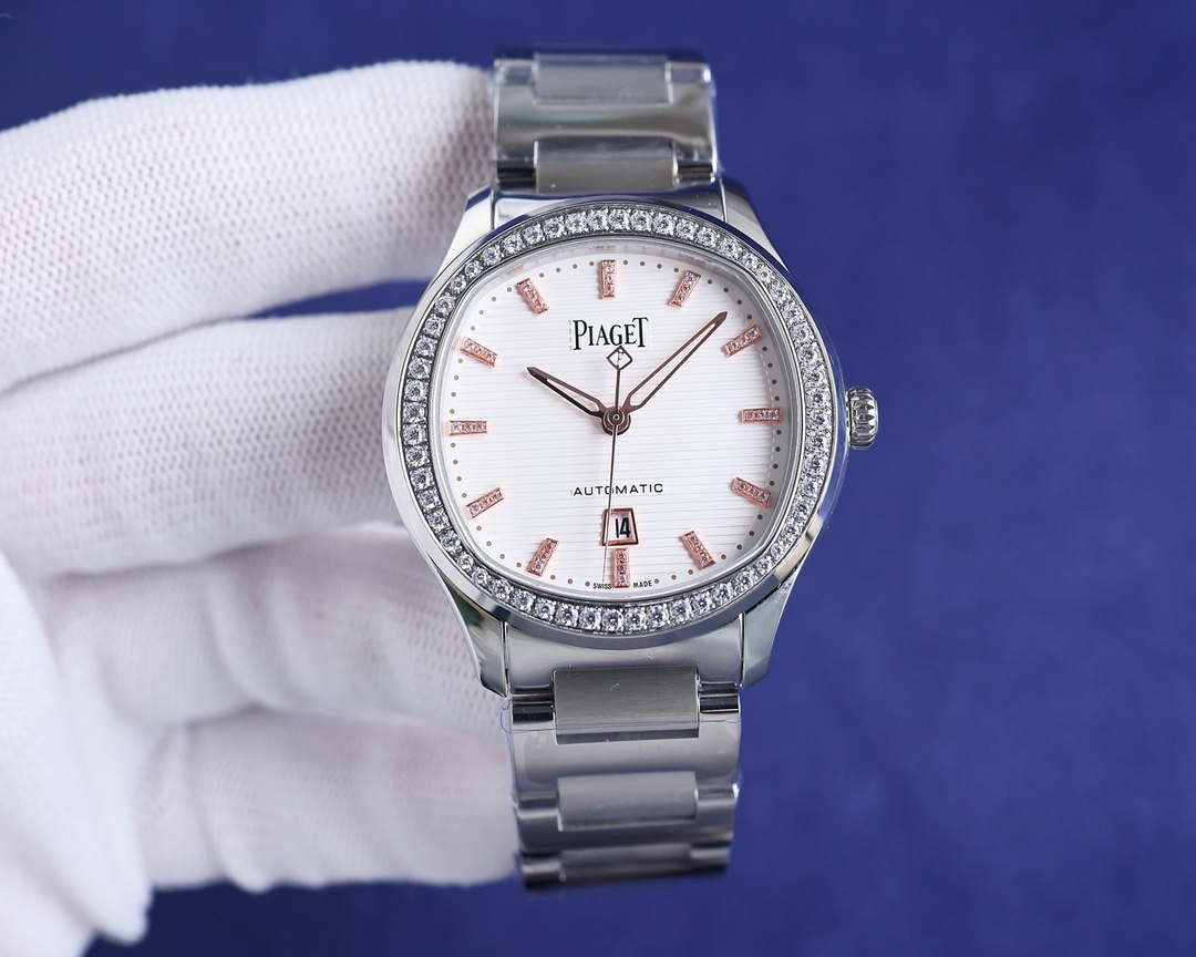 ピアジェ ポロ 腕時計Ｎ級品 Piaget PoloS 防水 スチールバンド ダイヤモンド飾り シンプル 大人気 多色可選_4