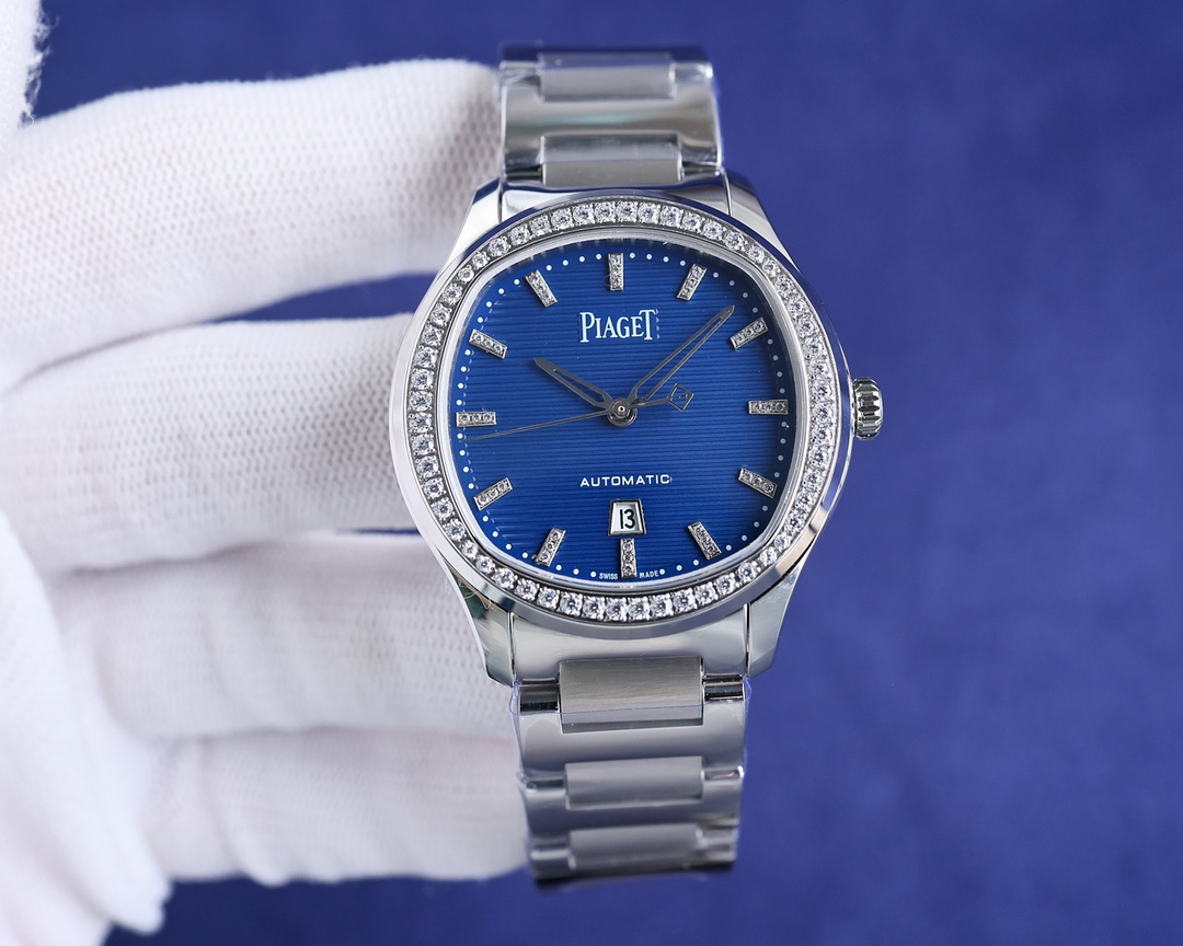 ピアジェ ポロ 腕時計Ｎ級品 Piaget PoloS 防水 スチールバンド ダイヤモンド飾り シンプル 大人気 多色可選_5