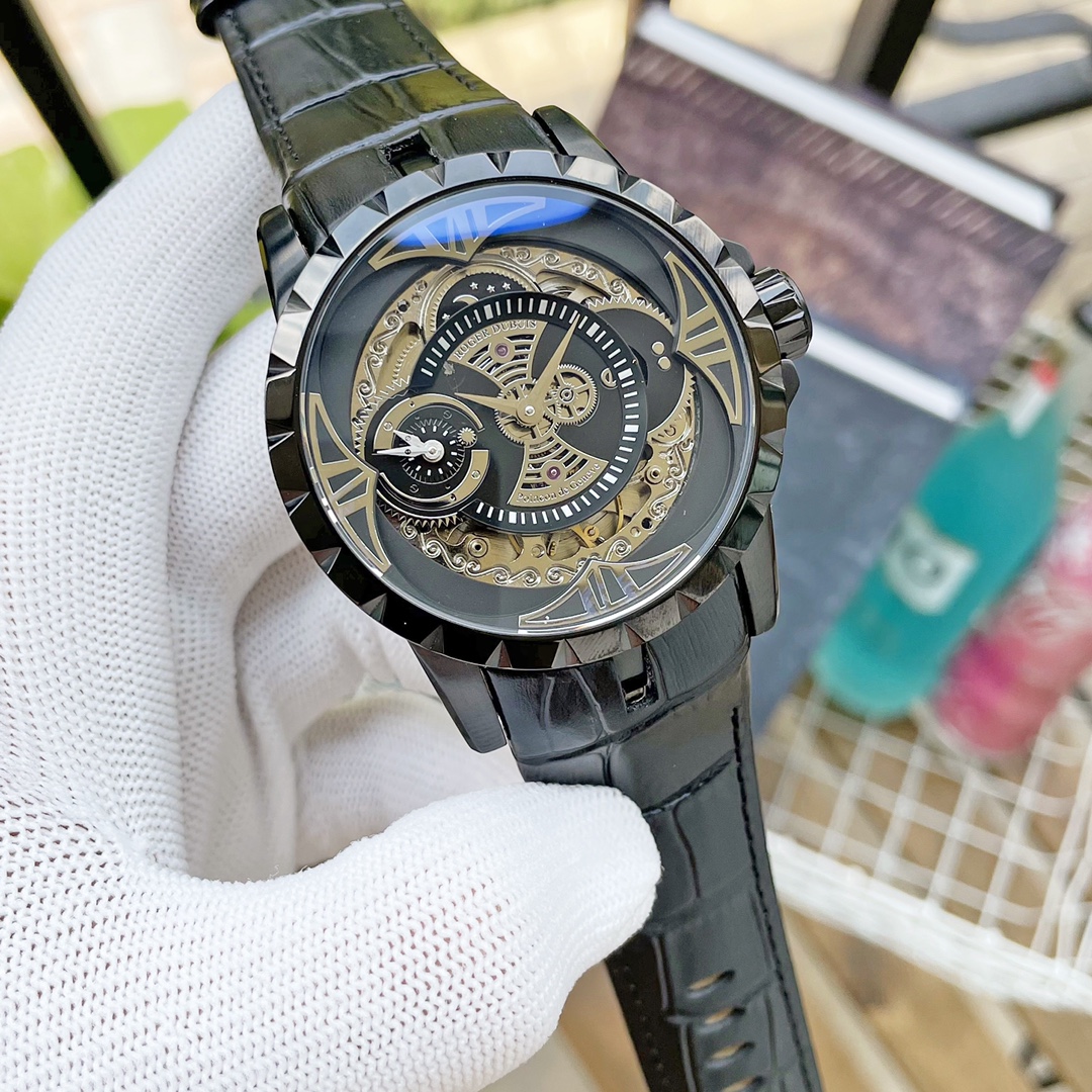 Roger Dubuis お値打ち価格 エクスカリバー 腕時計偽物 うで時計 防水 紳士 Tourbillon メンズ 多色可選_3