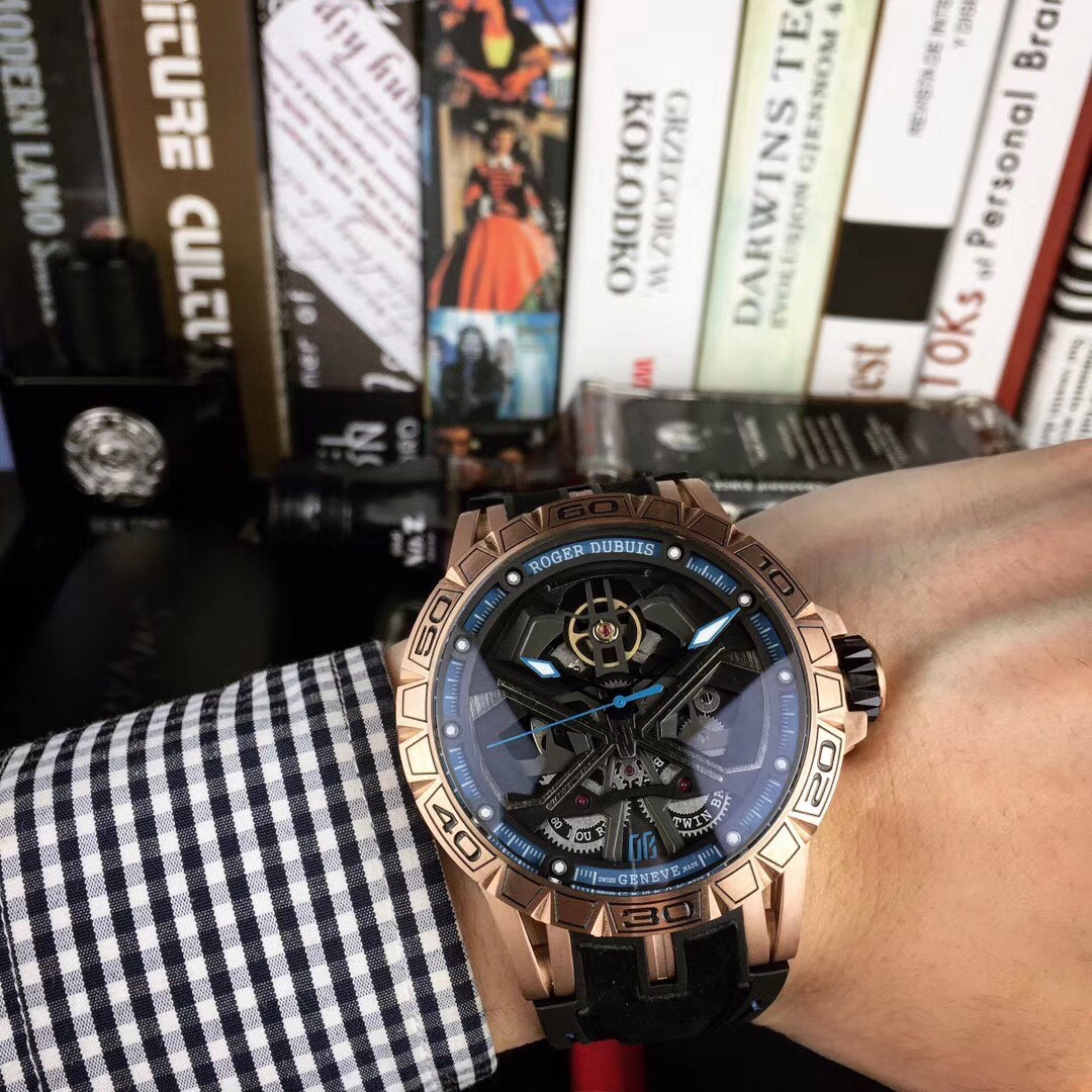 最新の2024年 エクスカリバー ロジェ デュブイコピー 腕時計 Tourbillon 防水 シンプル レッド_7