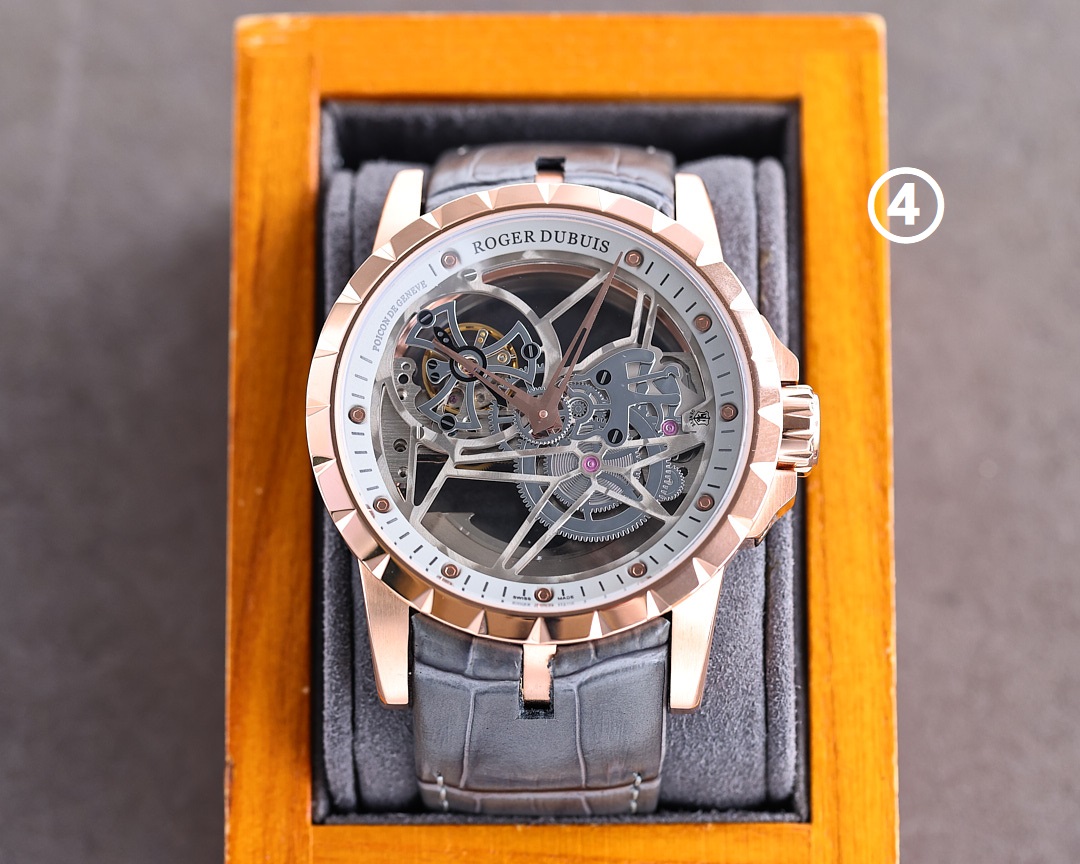 Excalibur 46 Tourbillon ロジェ デュブイ エクスカリバー 評価コピー 上質 腕時計 防水 多色可選_4