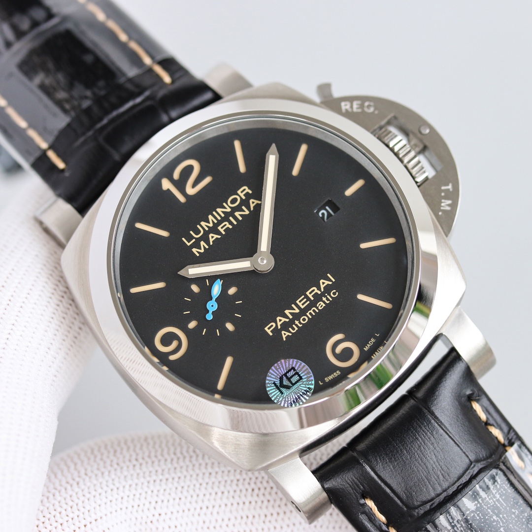 PANERAI LUMINOR タミフルとタイレノールスーパーコピー 夜光 腕時計 PAM00531 本革 レザー ブラック_2