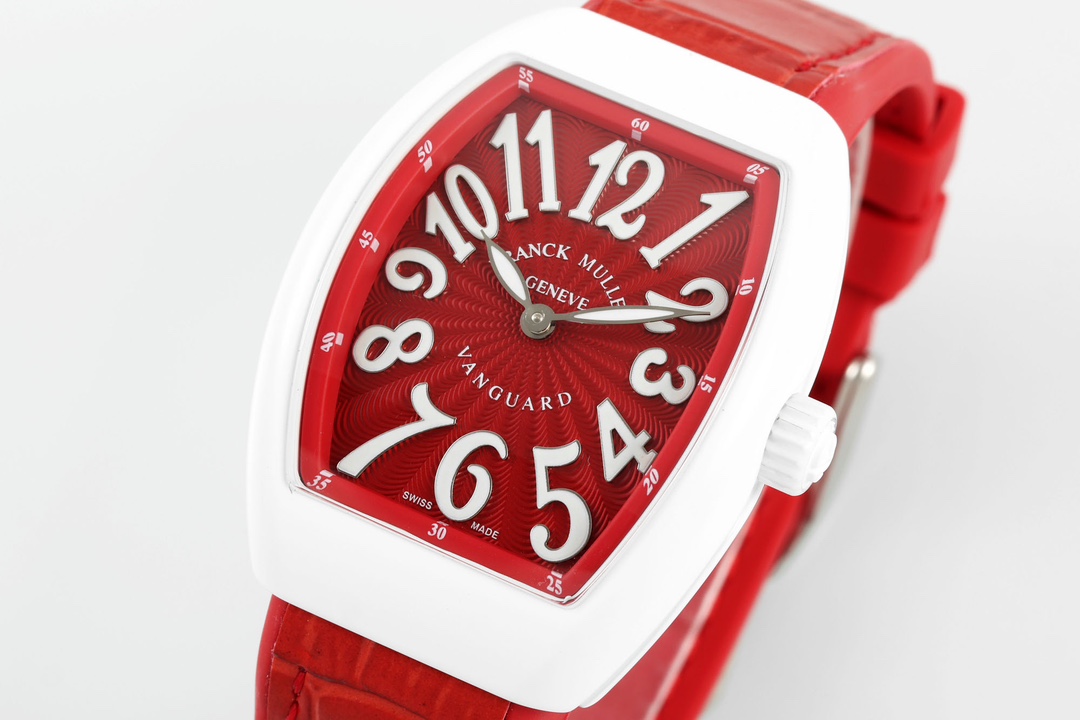 franck muller ヴァン ガードスーパーコピー 腕時計 ウォッチ 高品質 シンプル レディース レッド_3