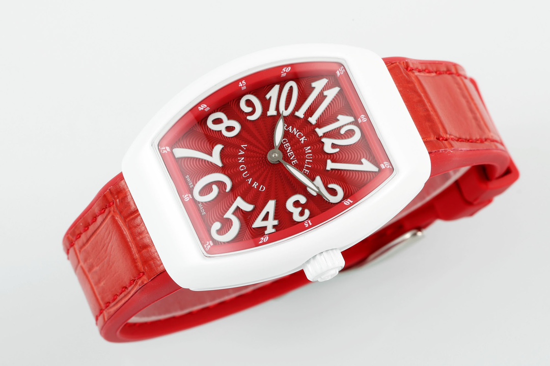 franck muller ヴァン ガードスーパーコピー 腕時計 ウォッチ 高品質 シンプル レディース レッド_4