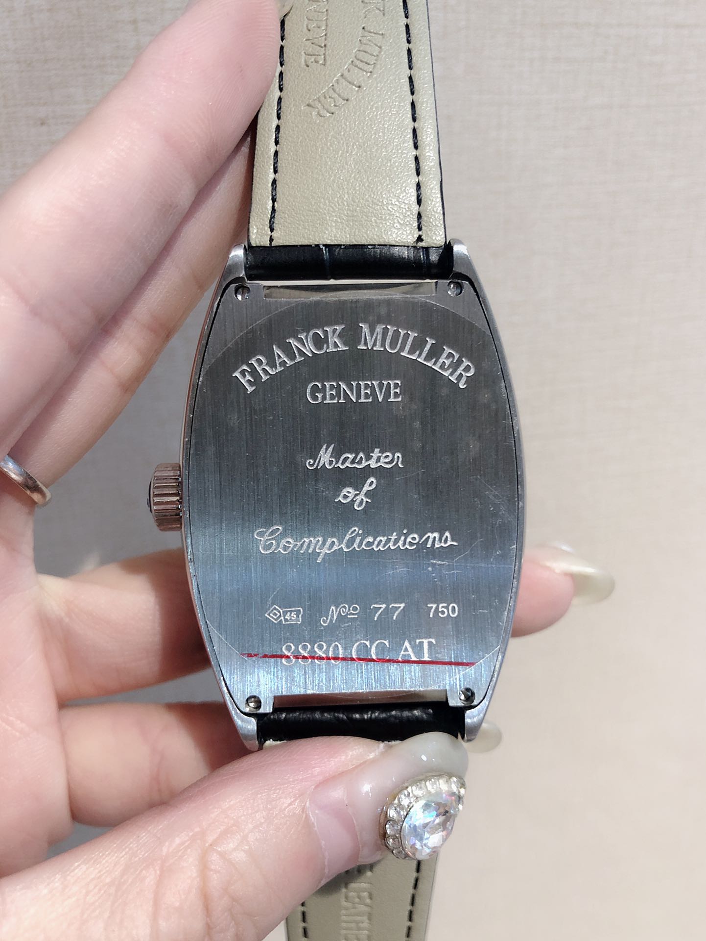 franck muller ヴァン ガード偽物 腕時計 ウォッチ メンズ シンプル ダイヤ付き ブラック_9