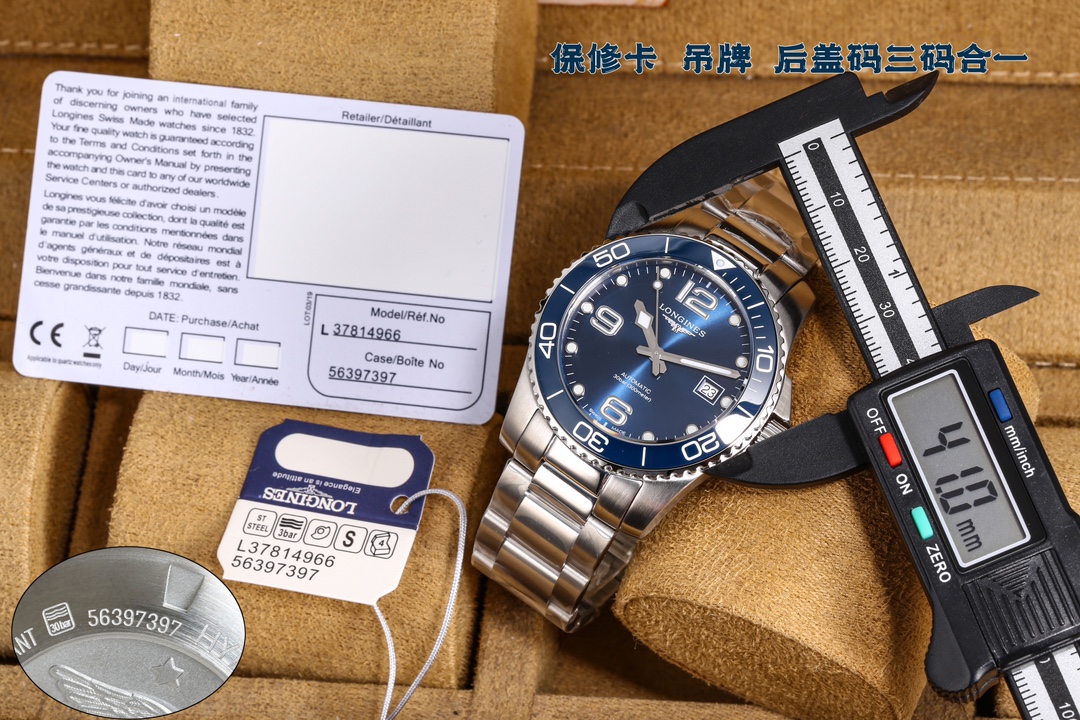 時計 longinesスーパーコピー 防水 ハイドロコンケスト ウォッチ スチールバンド 高品質 シンプル 多色可選_9