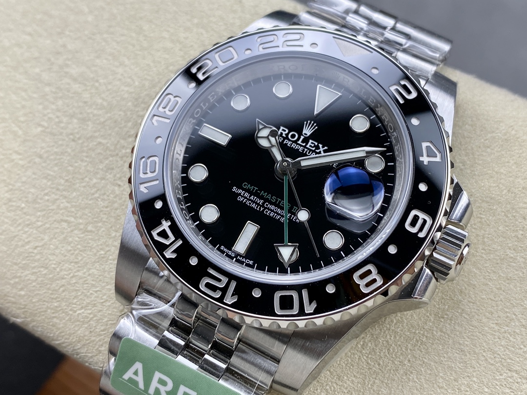 2024年のお買い得品 gmt マスター 2 買取 最新激安通販 ウォッチ 腕時計 夜光 メンズ 防水 ブラック_3