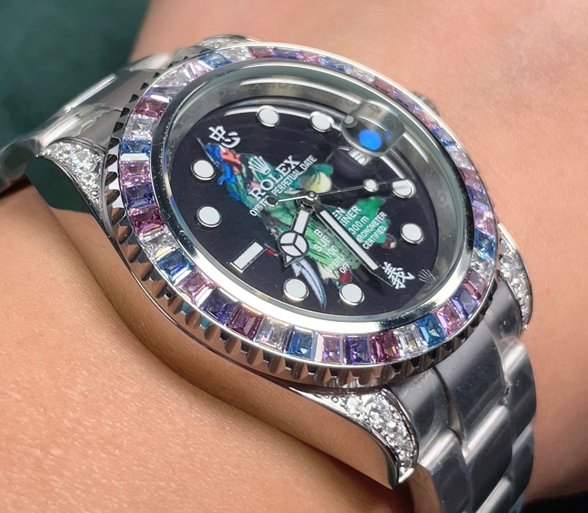 ROLEX サブマリーナ ー ノンデイトコピー 腕時計 防水 ウォッチ 人気新作 M126679 スチールバンド ブラック_3