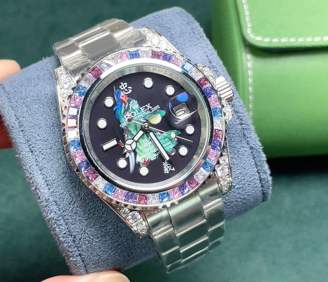 ROLEX サブマリーナ ー ノンデイトコピー 腕時計 防水 ウォッチ 人気新作 M126679 スチールバンド ブラック_8