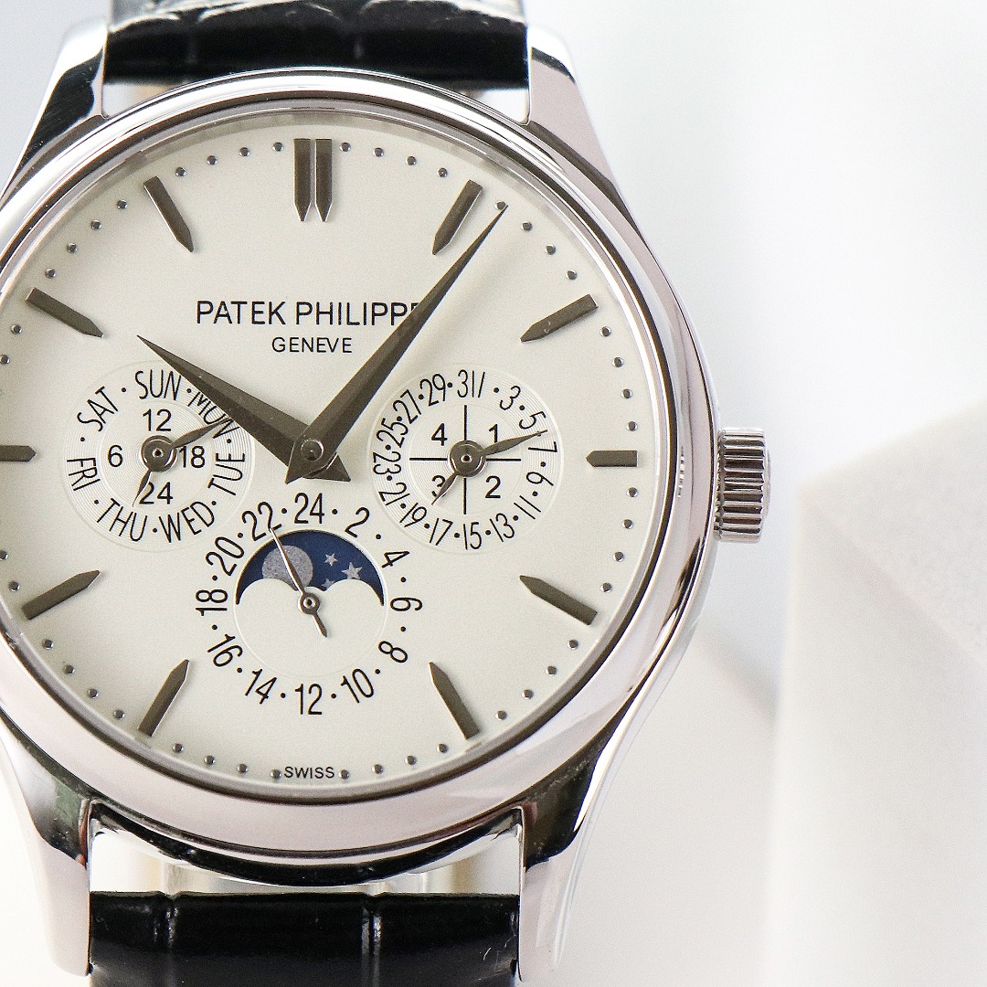 patek philippe 時計偽物 紳士 グランド コンプリケーション ウォッチ 腕時計 防水 ハンサム ホワイト_4