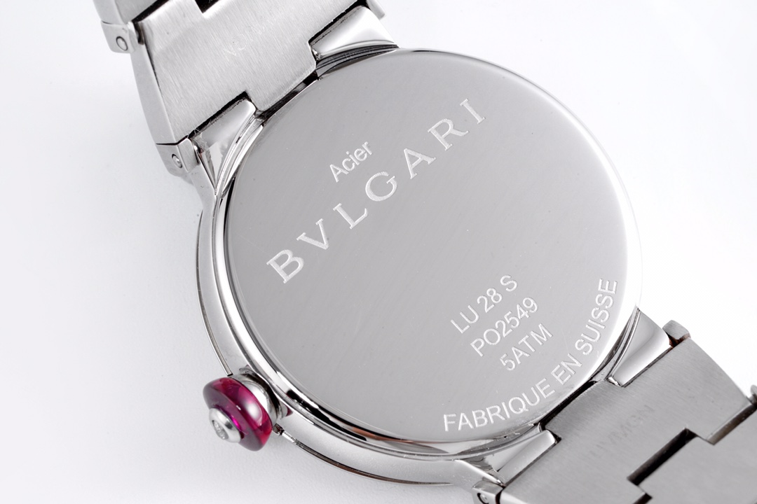 BVLGARI ブルガリ 時計 モテ るスーパーコピー ウォッチ 防水 ルチェア ダイヤ飾り 薄い ホワイト_7