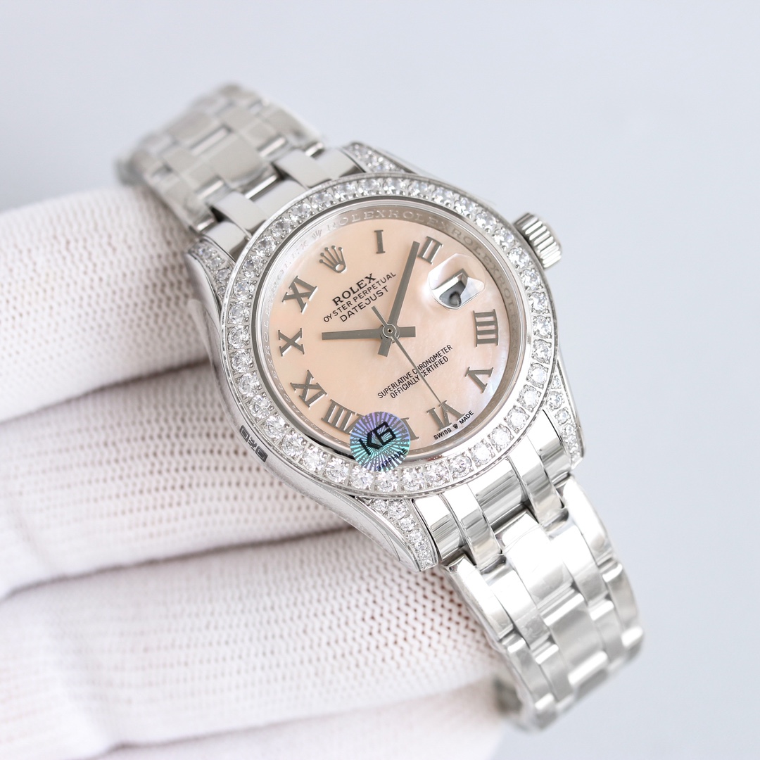 超激得の新品 rolex デイトジャストN級品 ウォッチ 腕時計 防水 ダイヤモンド飾り 優雅レディ 多色可選_1